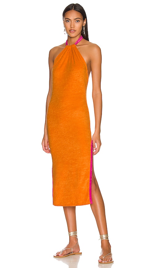 view 4 of 4 Lana Midi Dress in Orange Poppy