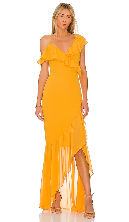 view 1 of 3 Karen Maxi Dress in Marigold Yellow