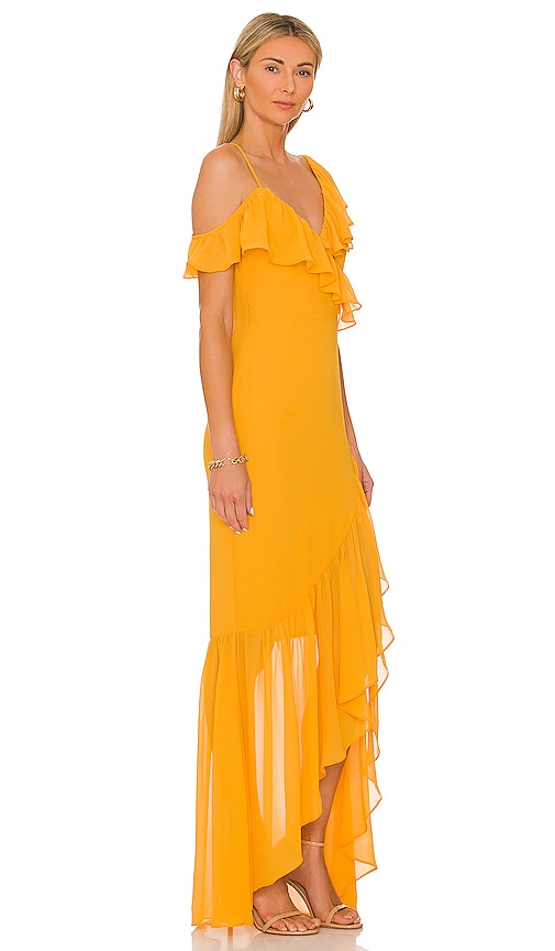 view 2 of 3 Karen Maxi Dress in Marigold Yellow