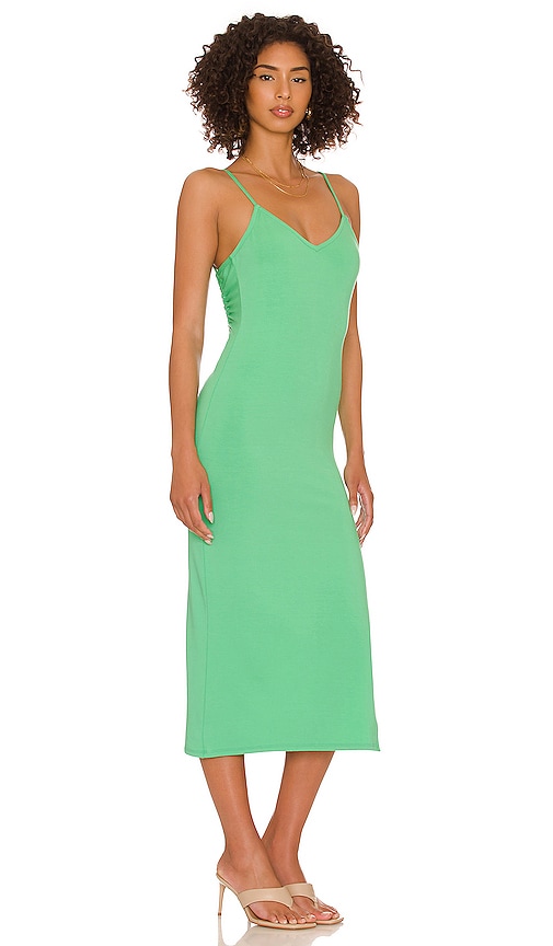 view 3 of 4 Lucy Midi Dress in Kelly Green