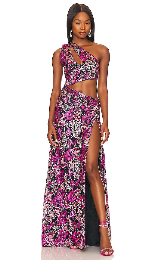 view 1 of 6 Lovers + Friends Elysian Gown in Mariposa Multi