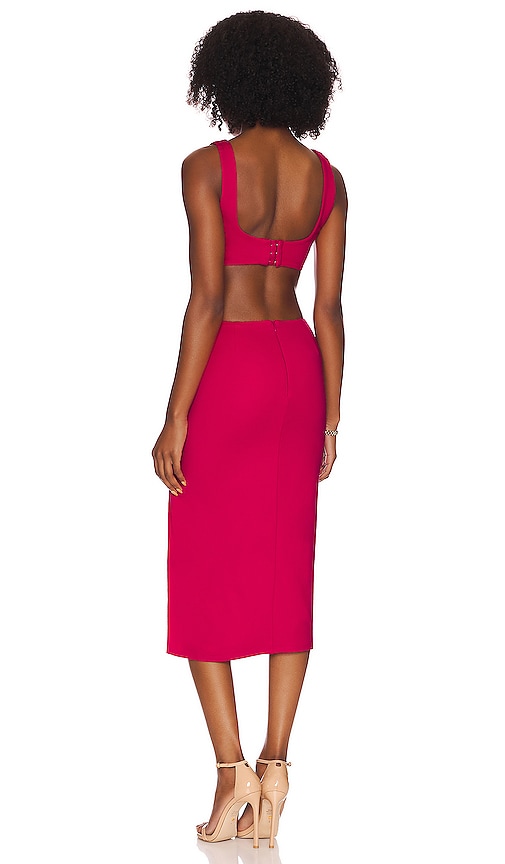 view 3 of 3 Titus Midi Dress in Bright Pink