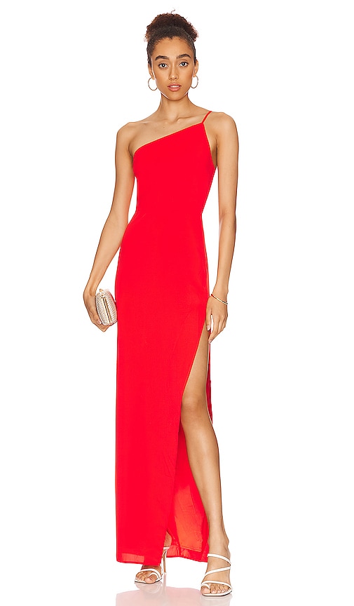 view 1 of 3 Lazo Gown in Hot Red