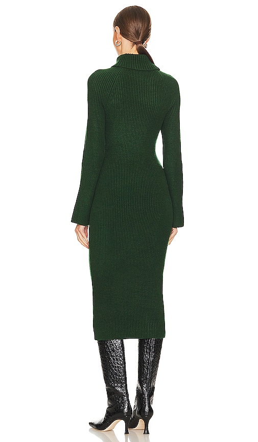 view 3 of 3 Coralie Knit Dress in Dark Green