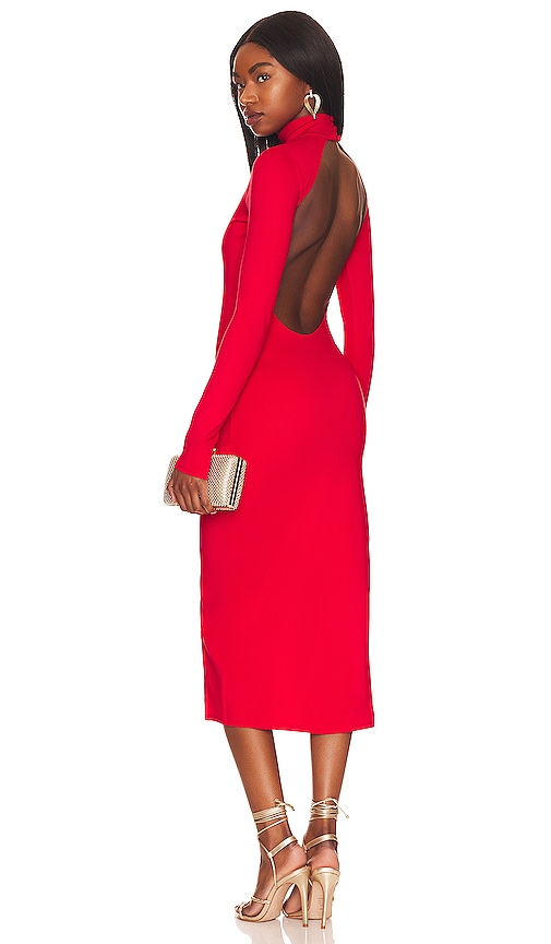 view 1 of 3 Andie Midi Dress in Scarlet Red