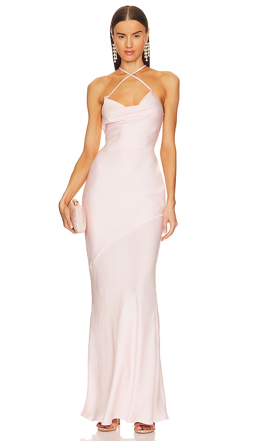 view 1 of 4 Massie Gown in Blush Pink