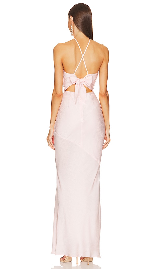view 3 of 4 Massie Gown in Blush Pink