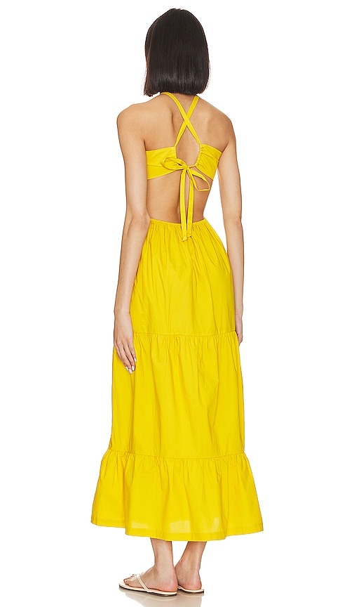 view 3 of 3 x Jetset Christina Easy Breezy Maxi Dress in Yellow