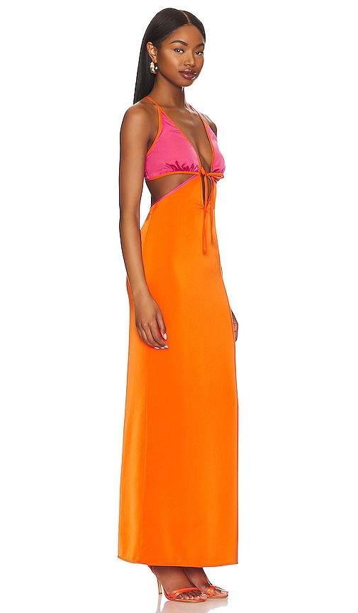 Shop Lovers & Friends Sorbet Maxi Dress In Orange