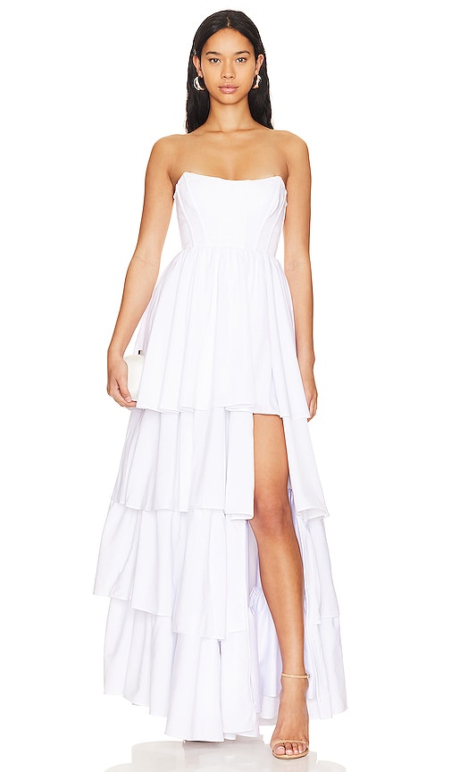 Lovers & Friends Madison Gown In White