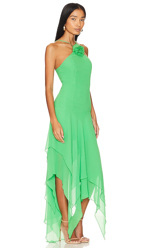 view 2 of 3 Shelby Asymmetric Dress in Green