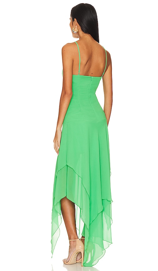 view 3 of 3 Shelby Asymmetric Dress in Green