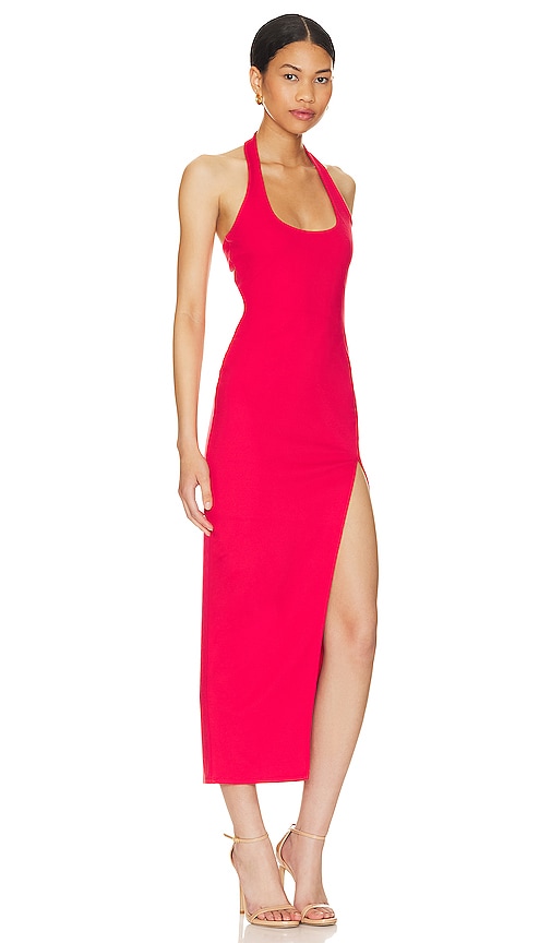 view 3 of 4 Penrose Midi Dress in Lipstick Red