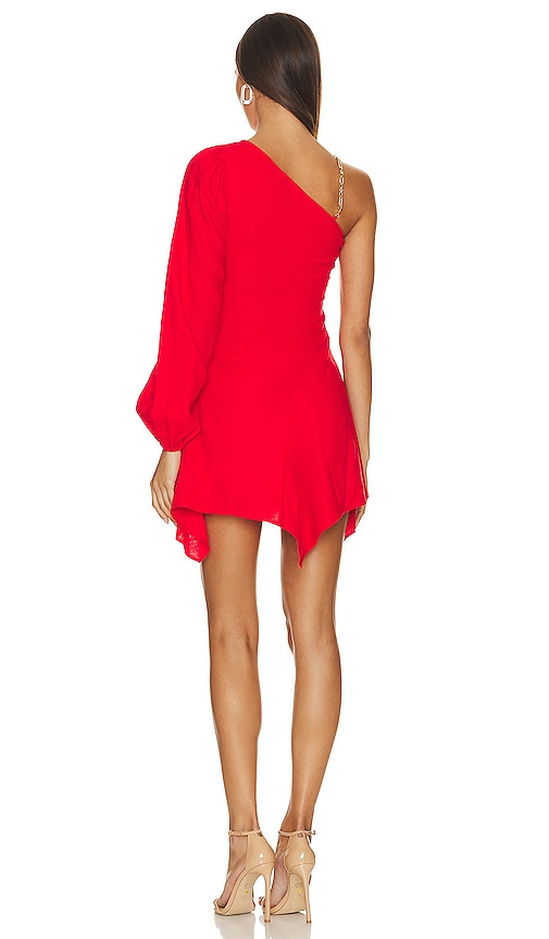 view 3 of 3 Rosalie Mini Dress in Bright Red