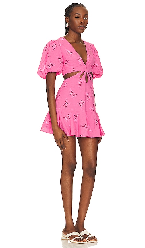 view 2 of 4 Farrah Mini Dress in Fuchsia Pink