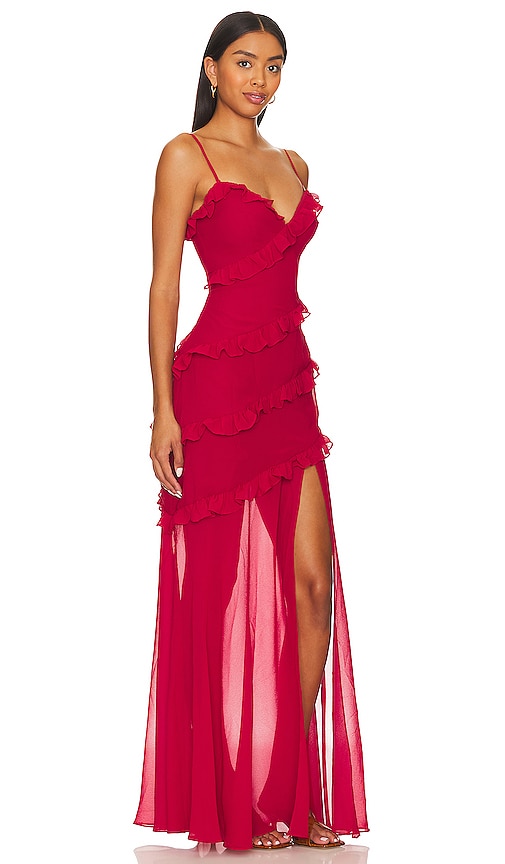 view 2 of 3 Karlie Gown in Red