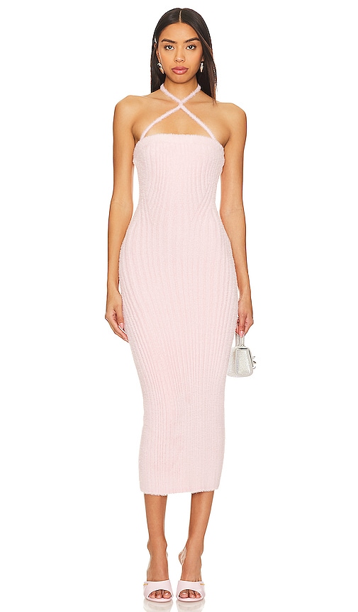 view 1 of 3 Astrid Halter Dress in Light Pink