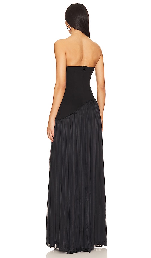 view 3 of 3 Alice Strapless Gown in Black