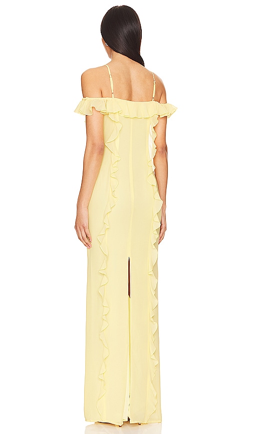 view 3 of 3 Marisol Gown in Baby Yellow