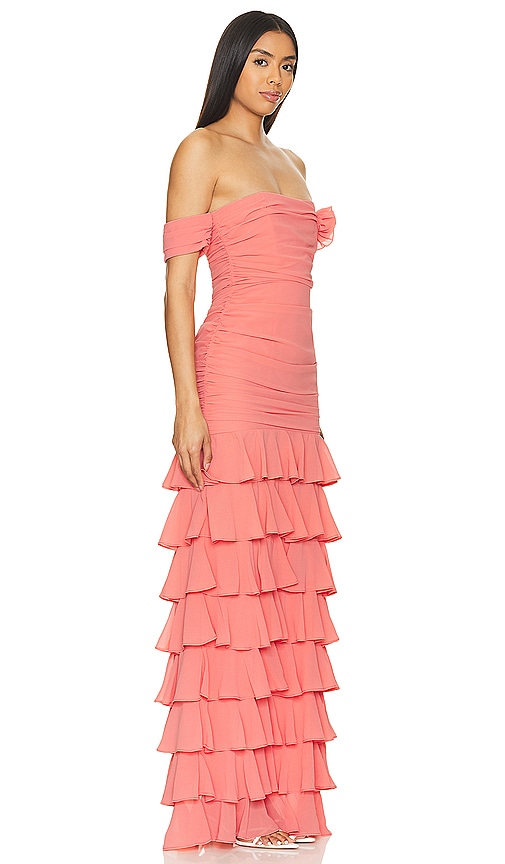 view 2 of 3 Elora Gown in Coral