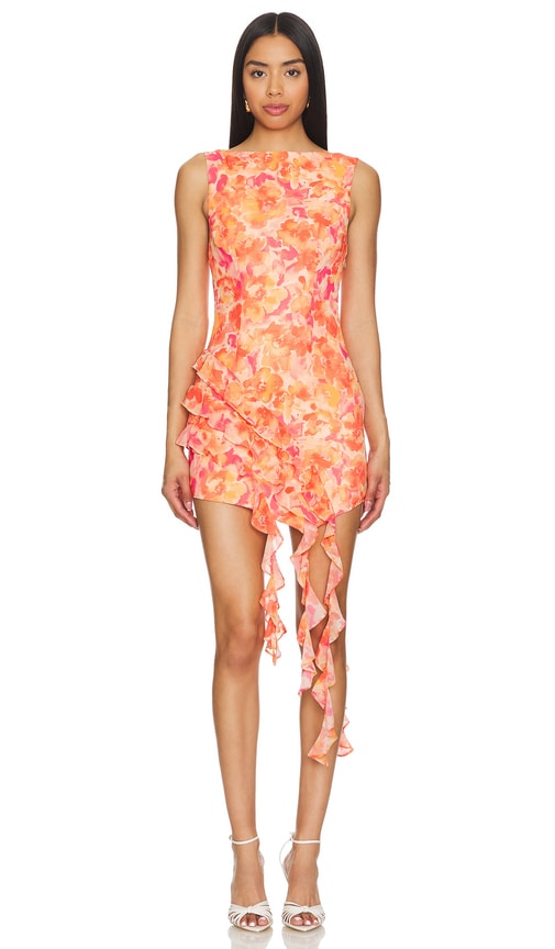 view 1 of 3 Lilo Mini Dress in Sunset Floral Multi