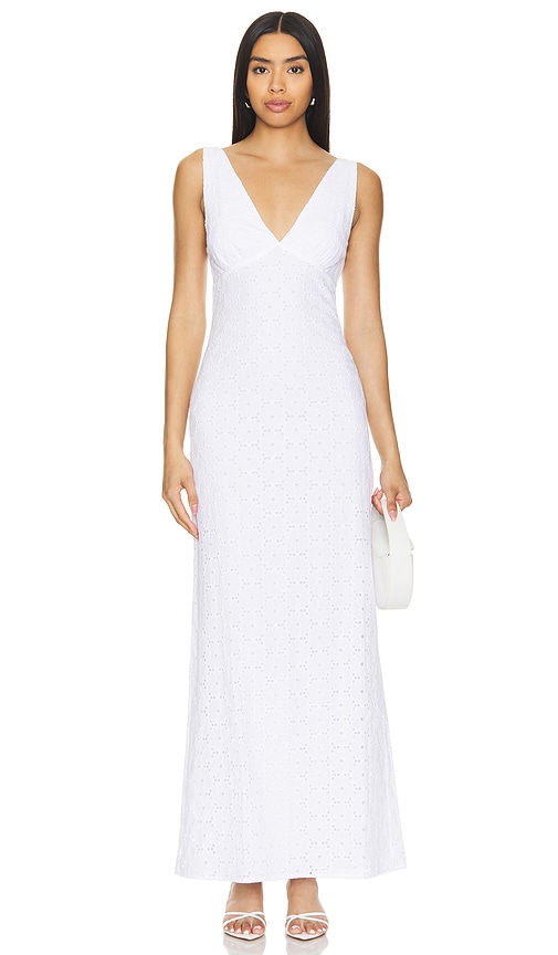 view 1 of 4 Loretta Maxi Dress in White