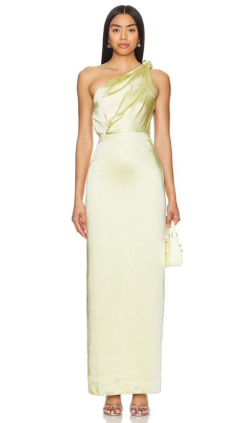 Shop Lovers & Friends Bella Gown In Lemon