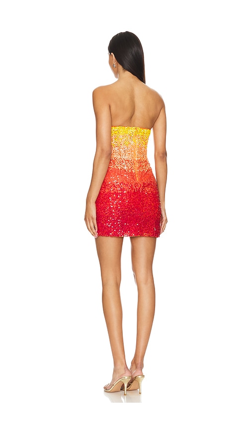 view 3 of 4 Carmela Sequin Mini Dress in Sunset Sequin Multi