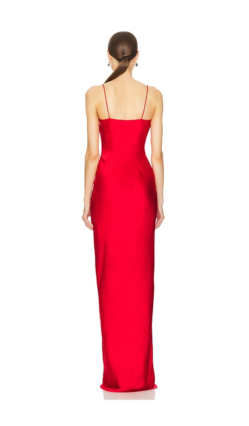 view 3 of 3 Mischa Gown in Bright Red