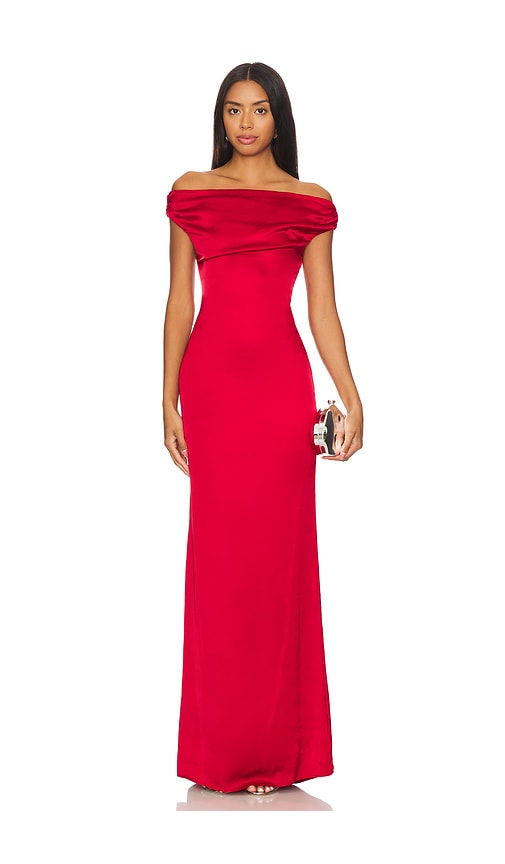 Shop Lovers & Friends Mariam Gown In Red