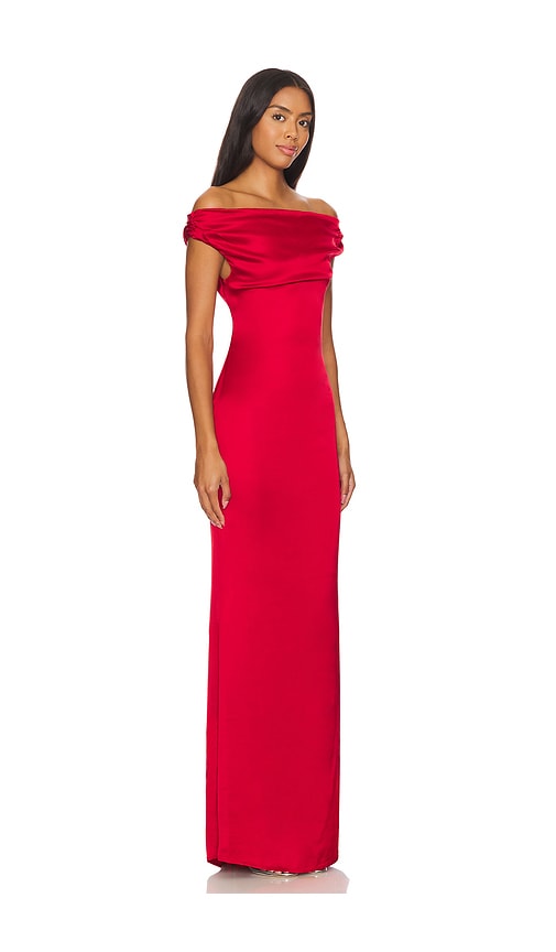 view 2 of 3 Mariam Gown in Red