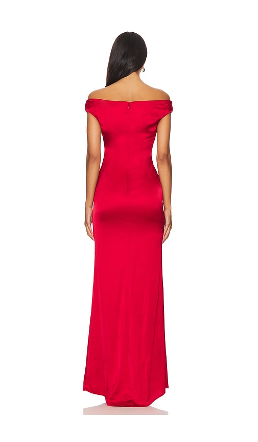 view 3 of 3 Mariam Gown in Red