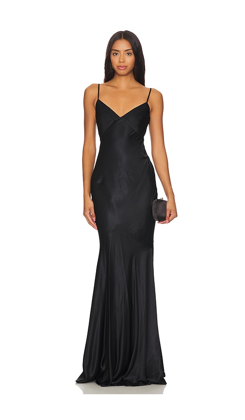 view 1 of 3 Anderson Gown in Black