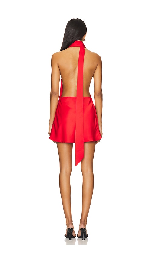 view 3 of 3 x Maggie MacDonald Nova Mini Dress in Cherry Red