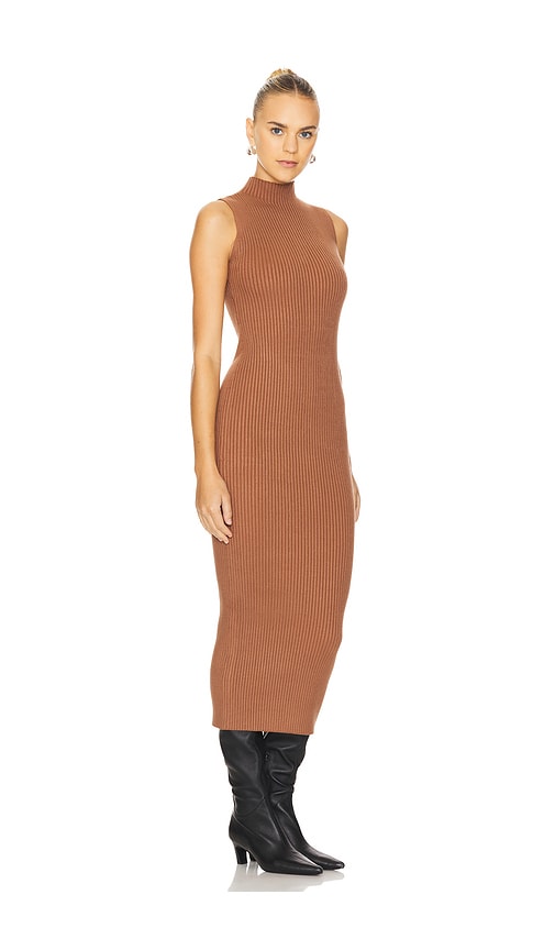 view 2 of 3 Adalee Midi Dress in Brown