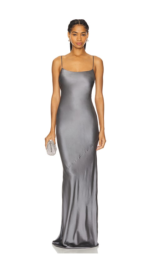 view 1 of 3 Natalie Maxi Dress in Asphalt Grey