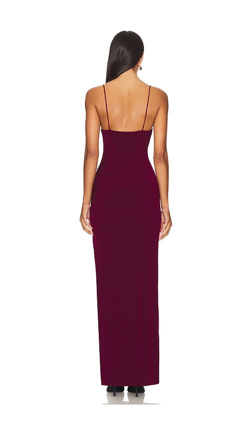 view 3 of 3 Odessa Gown in Oxblood