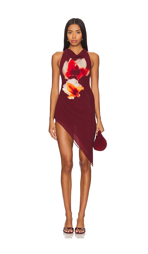 view 1 of 3 x Maggie MacDonald Emery Mini Dress in Burgundy