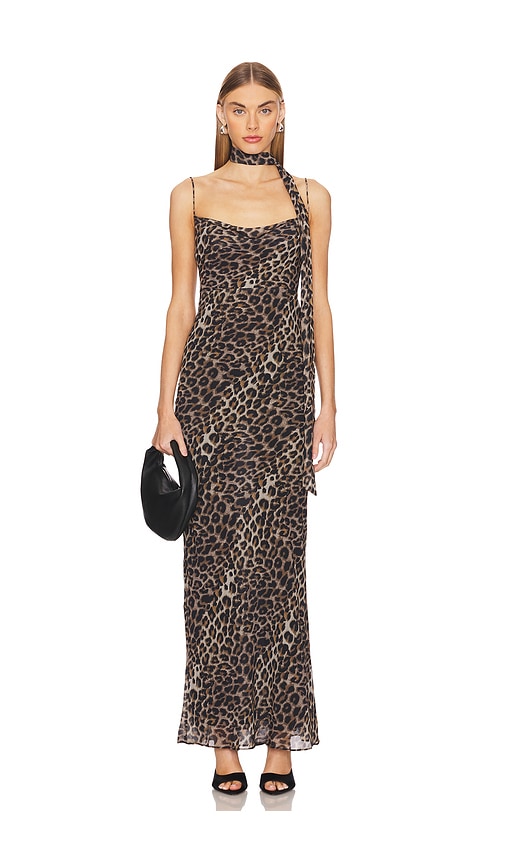 view 1 of 4 Atwood Maxi Dress in Liquid Leopard