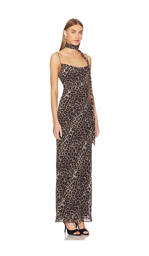 view 3 of 4 Atwood Maxi Dress in Liquid Leopard