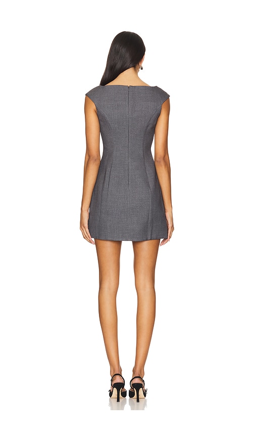 view 3 of 3 Adee Mini Dress in Dark Grey