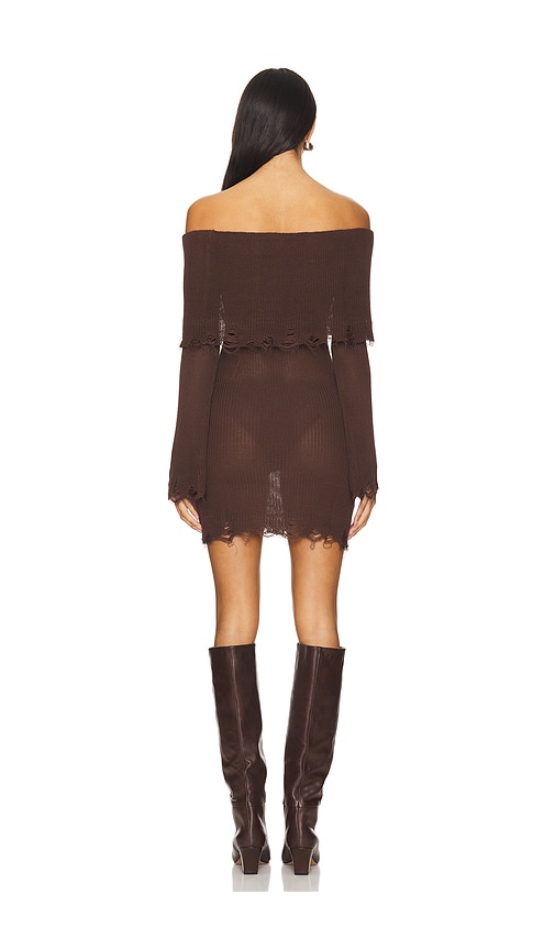 view 3 of 3 Anet Mini Dress in Brown