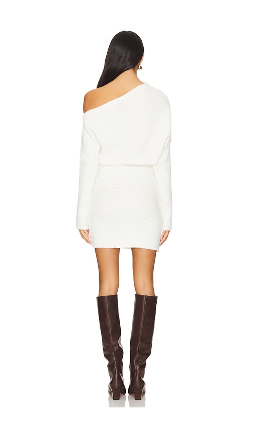 view 3 of 3 Lucas Off Shoulder Mini Dress in Ivory