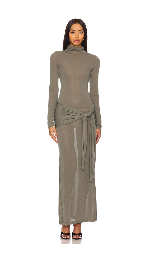 view 1 of 3 Elma Maxi Dress in Moss Green