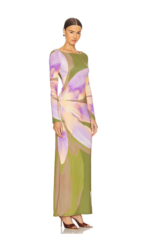 view 2 of 3 Reagan Maxi Dress in Green Floral