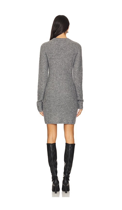 view 3 of 3 Evie Crewneck Dress in Charcoal Heather