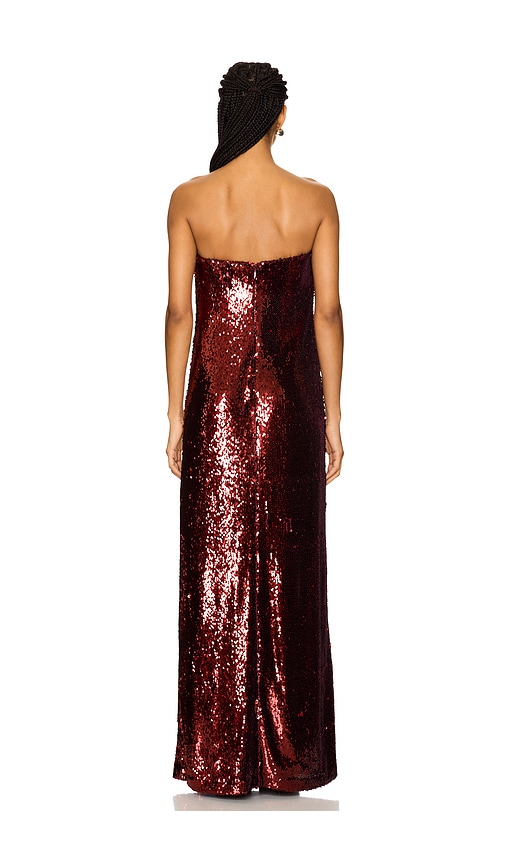 view 3 of 4 Cosmo Maxi Dress in Cabernet Red