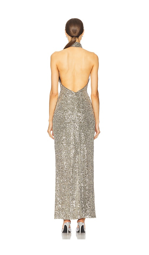 view 3 of 4 Ames Sequin Gown in Silver