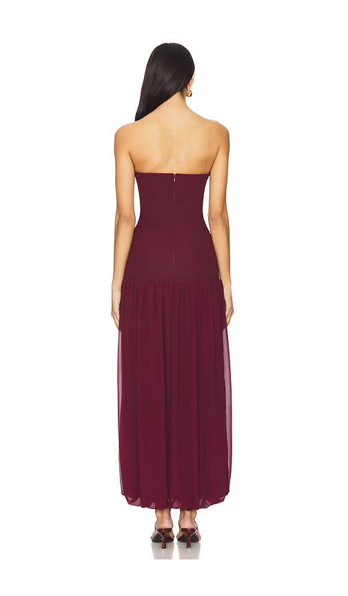 view 3 of 3 Laken Dress in Maroon