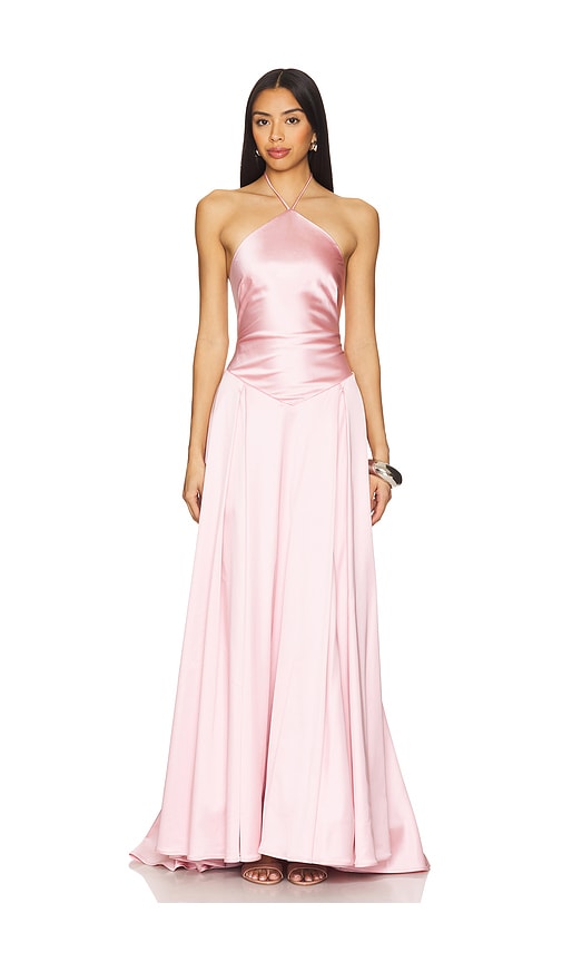 designer evening wear dresses Luxury Pink Mermain Dress COUNTSRS1-96 The fitted bodice gracefully Flower girl dress, Lace Size:S/M | fits size US 0-6 | Preorder ships in ~2 weeks